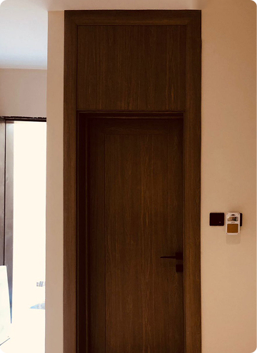 Residential door installation project 1